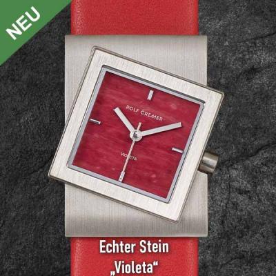 ROLF CREMER Damen - Armbanduhr TURN-S Stone Violetta 507787